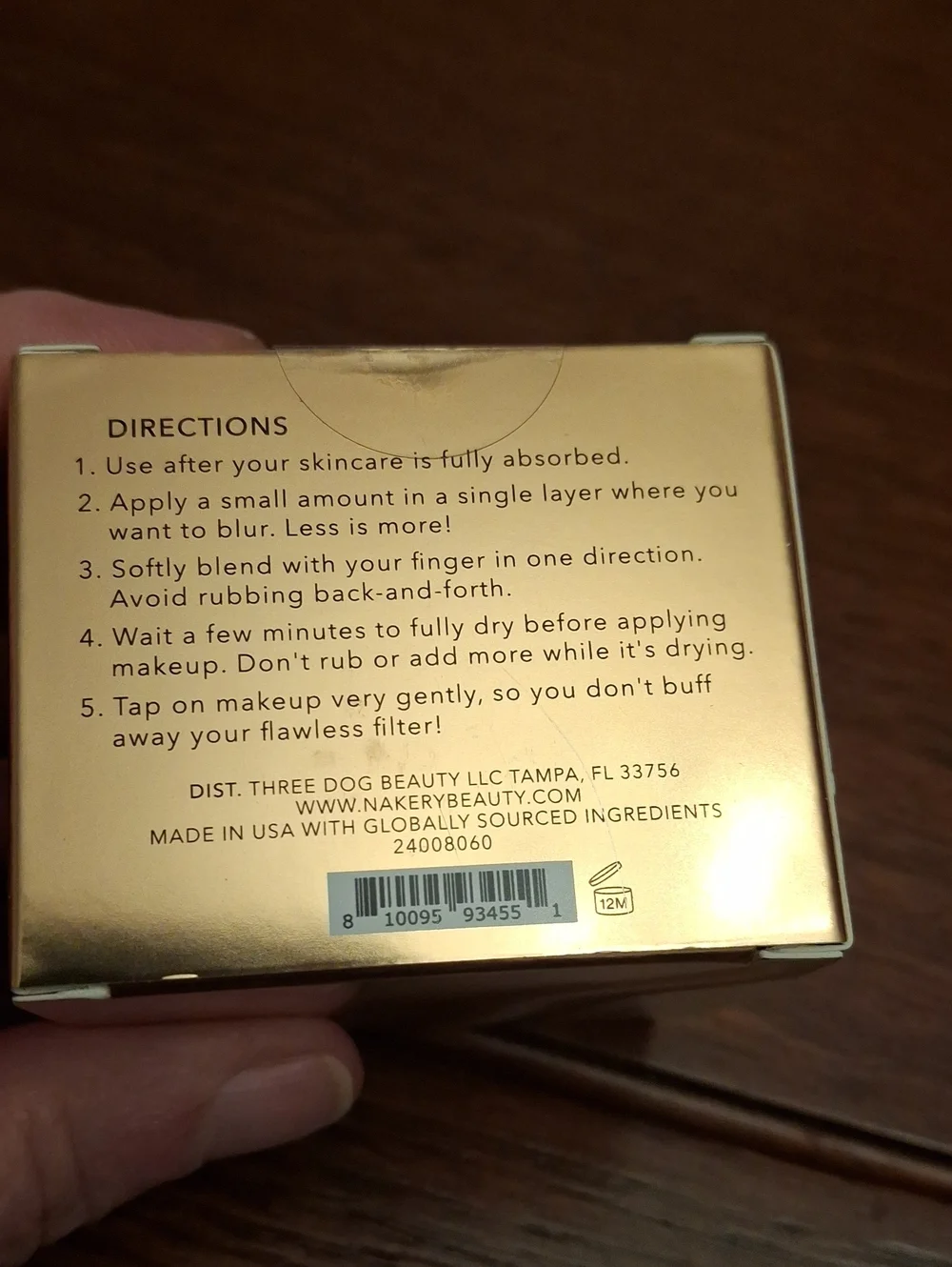 Nakery Pave The Way Flawless Filter Wrinkle Filler 30ml New Sealed Jar